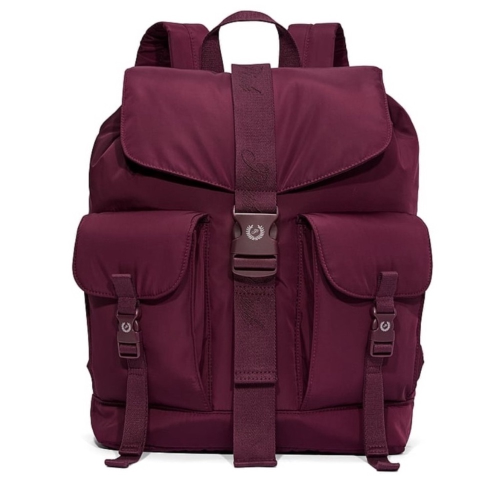 PINK NYLON CARGO BACKPACK